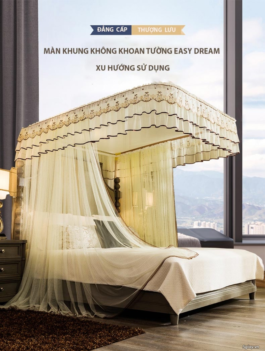 Mẫu Màn Khung Ròng Rọc  đẹp Hiện Đại Nhất Hiện Nay -EASY DREAM - 4