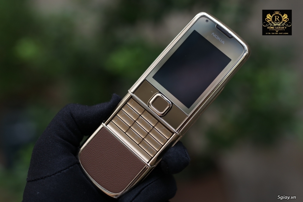 Nokia 8800 Gold Zin Chính Hãng Da Nâu Máy Đẹp - 1