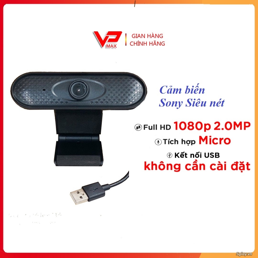 Webcam 2.1Mp cảm biến sony siêu nét - giá tốt tại 5giay.vn - 1
