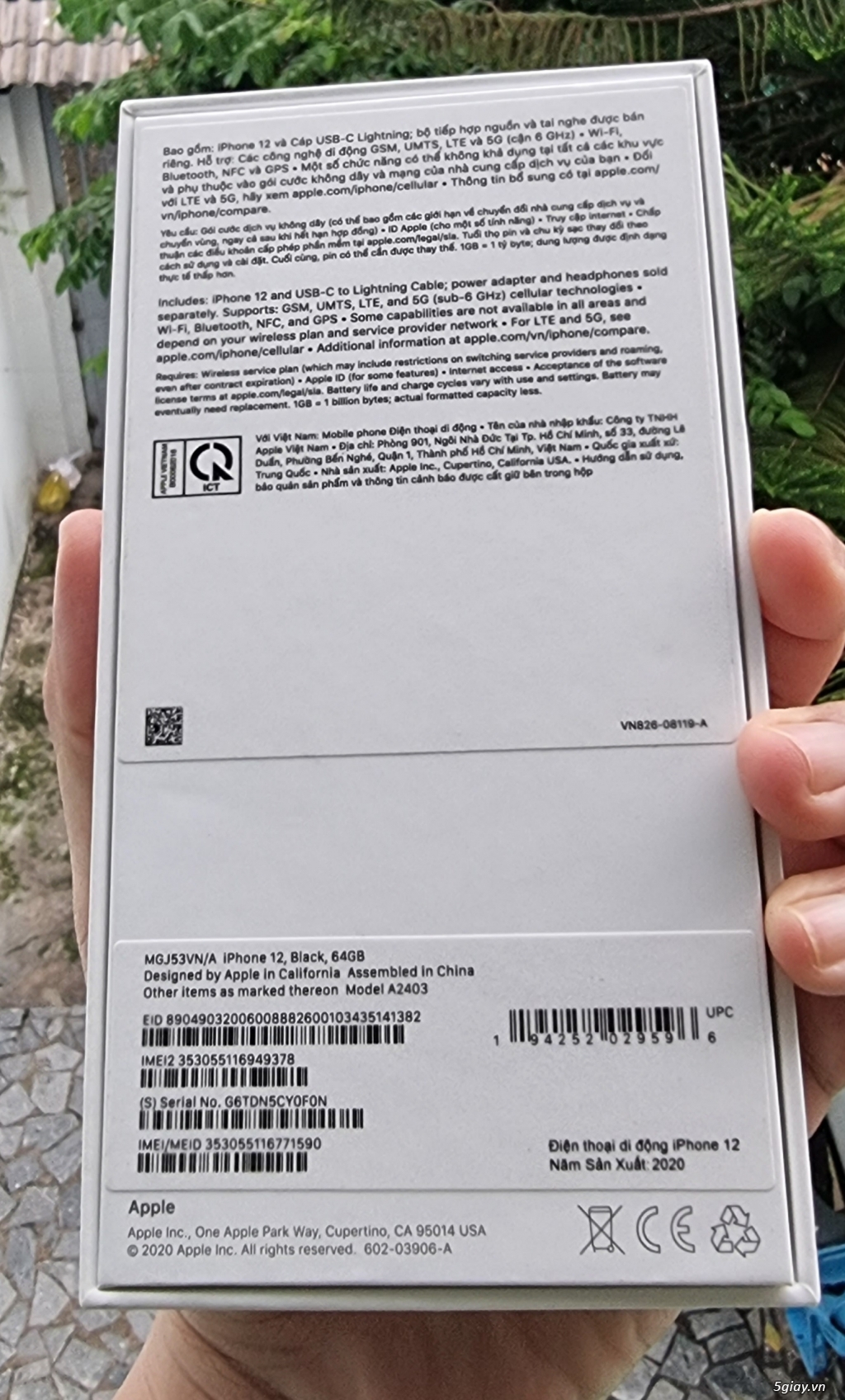 Iphone 12 64G Black VN/A - 4