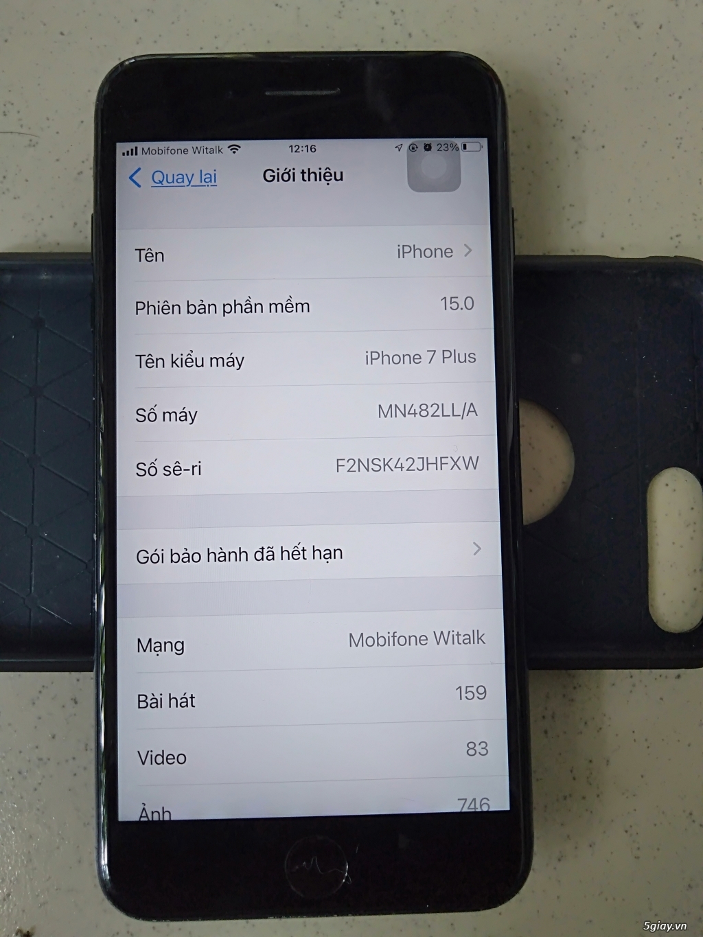 Cần chia tay e IP7PLus 128G - 5