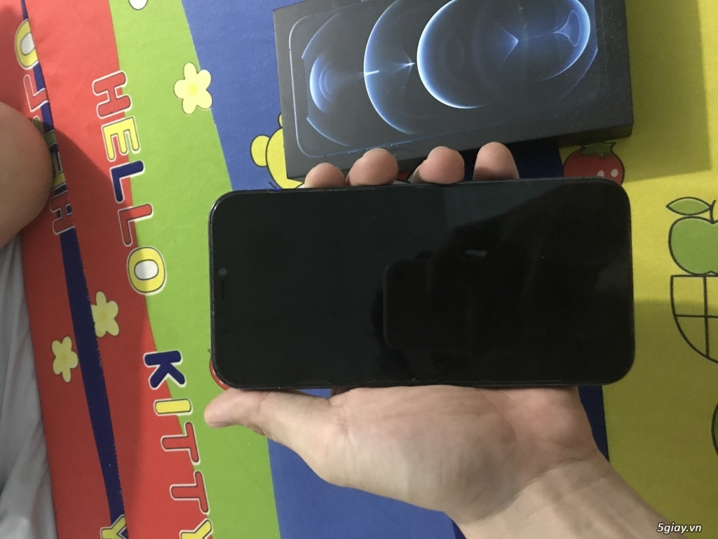 Cần bán IP 12 promax 256GB VN/A Blue fullbox nguyên zin ko 1 vết trầy - 7
