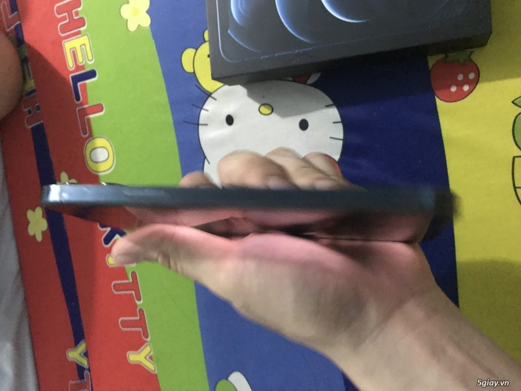 Cần bán IP 12 promax 256GB VN/A Blue fullbox nguyên zin ko 1 vết trầy - 2