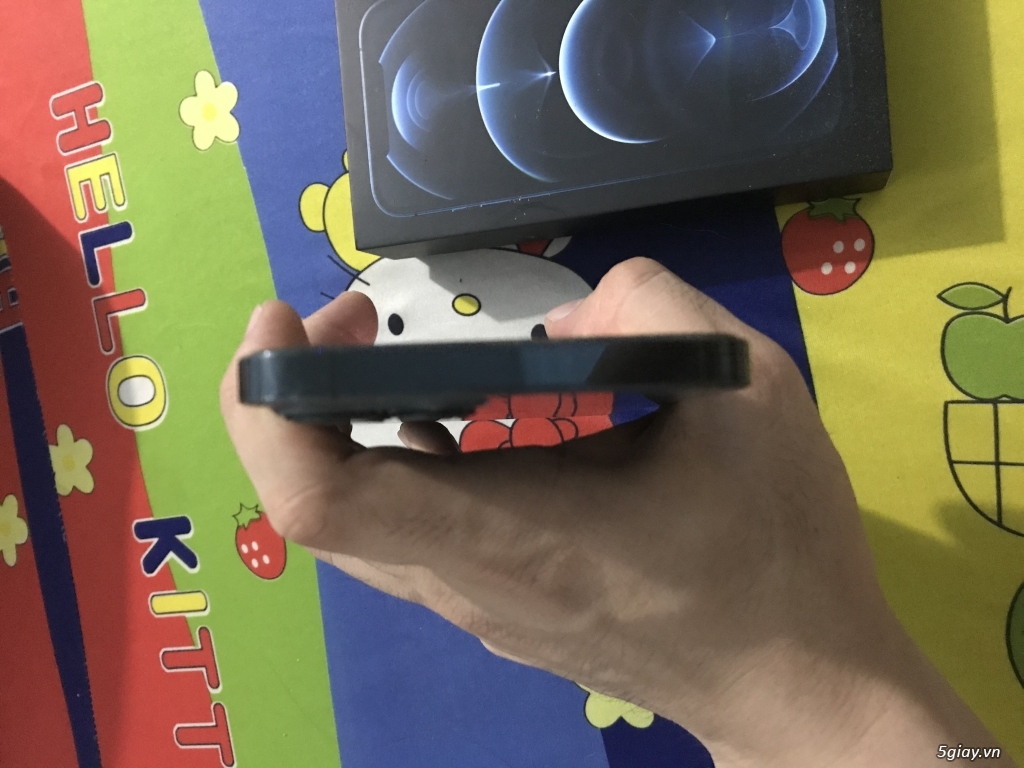 Cần bán IP 12 promax 256GB VN/A Blue fullbox nguyên zin ko 1 vết trầy - 3