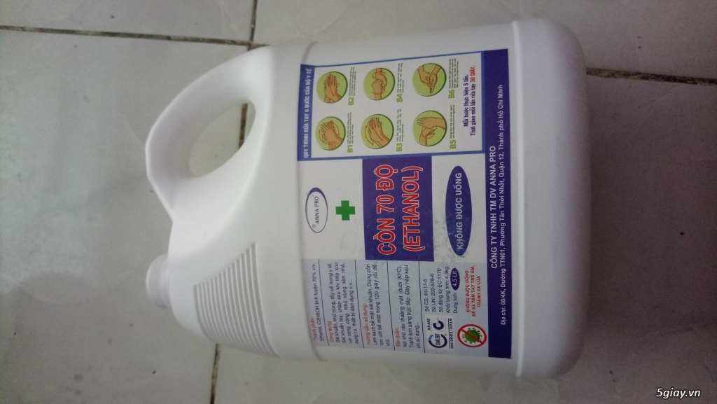 Cồn anna pro 70 độ ethanol y tế - 3