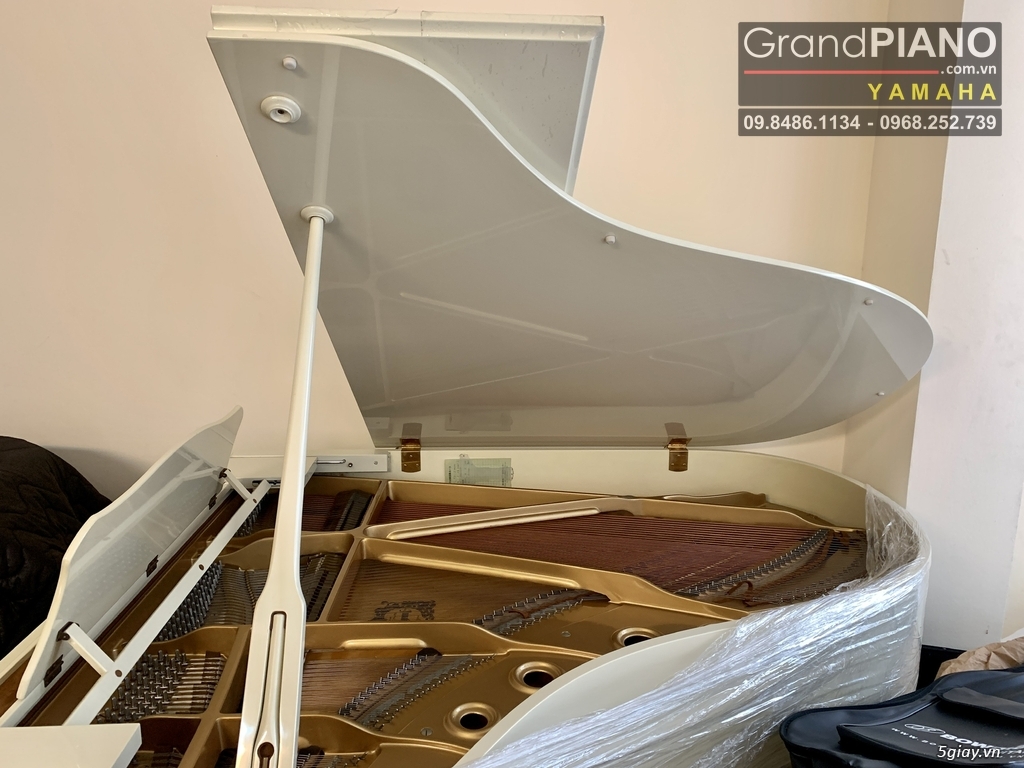 PIANO GRAND YAMAHA C3 màu trắng được nhiều khách hàng săn đón