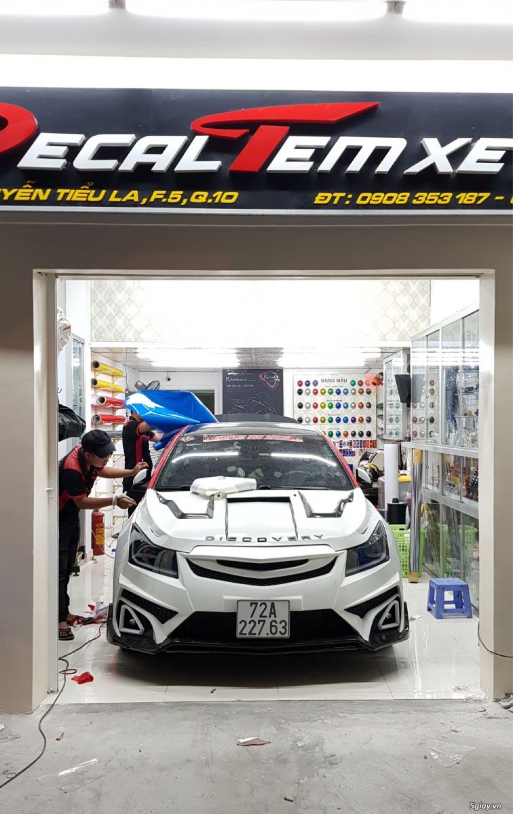 Dán ô tô xe máy, thiết kế tem, phụ tùng trang trí xe máy - 5
