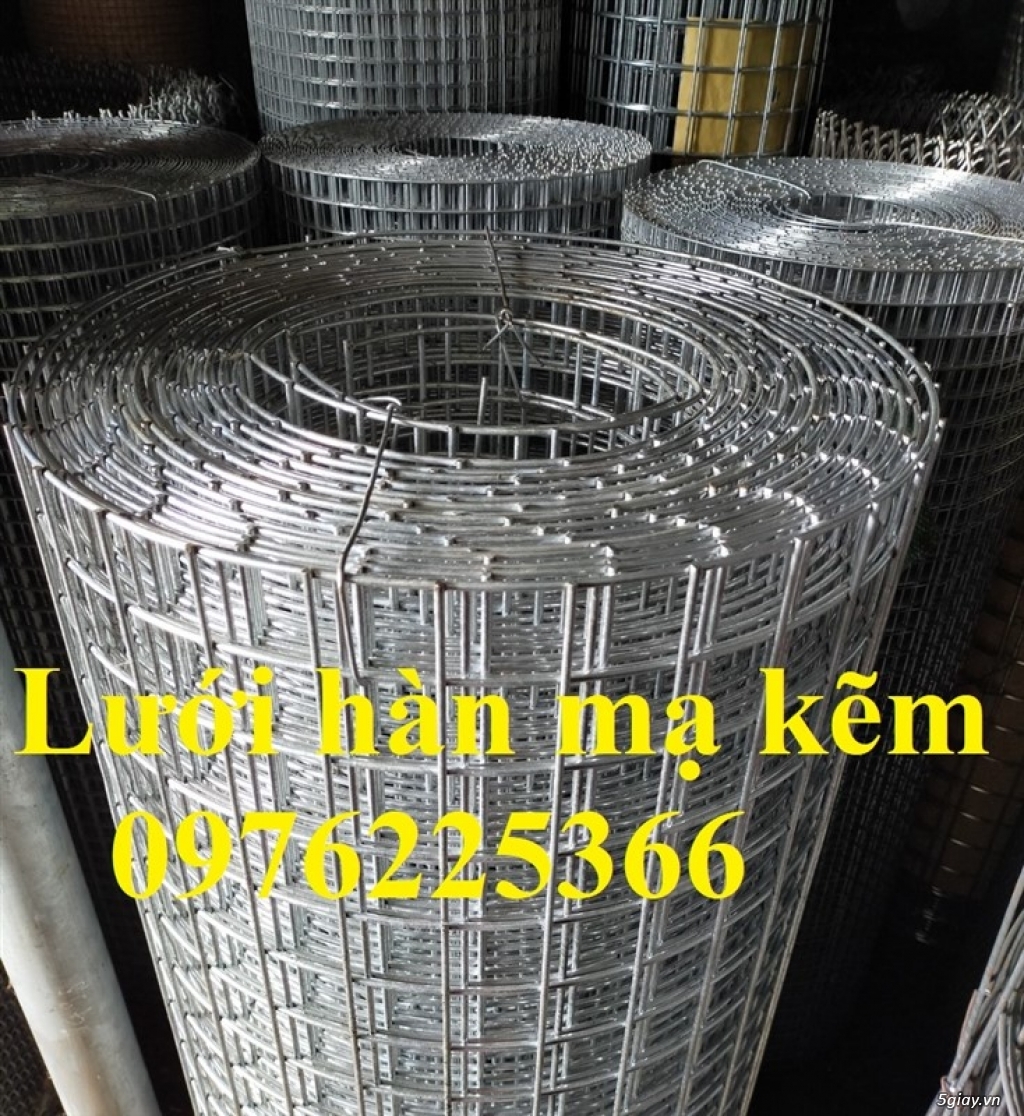 Lưới thép hàn mạ kẽm D2 A25X25, D3 A50X50, D4 A50X50 - 4