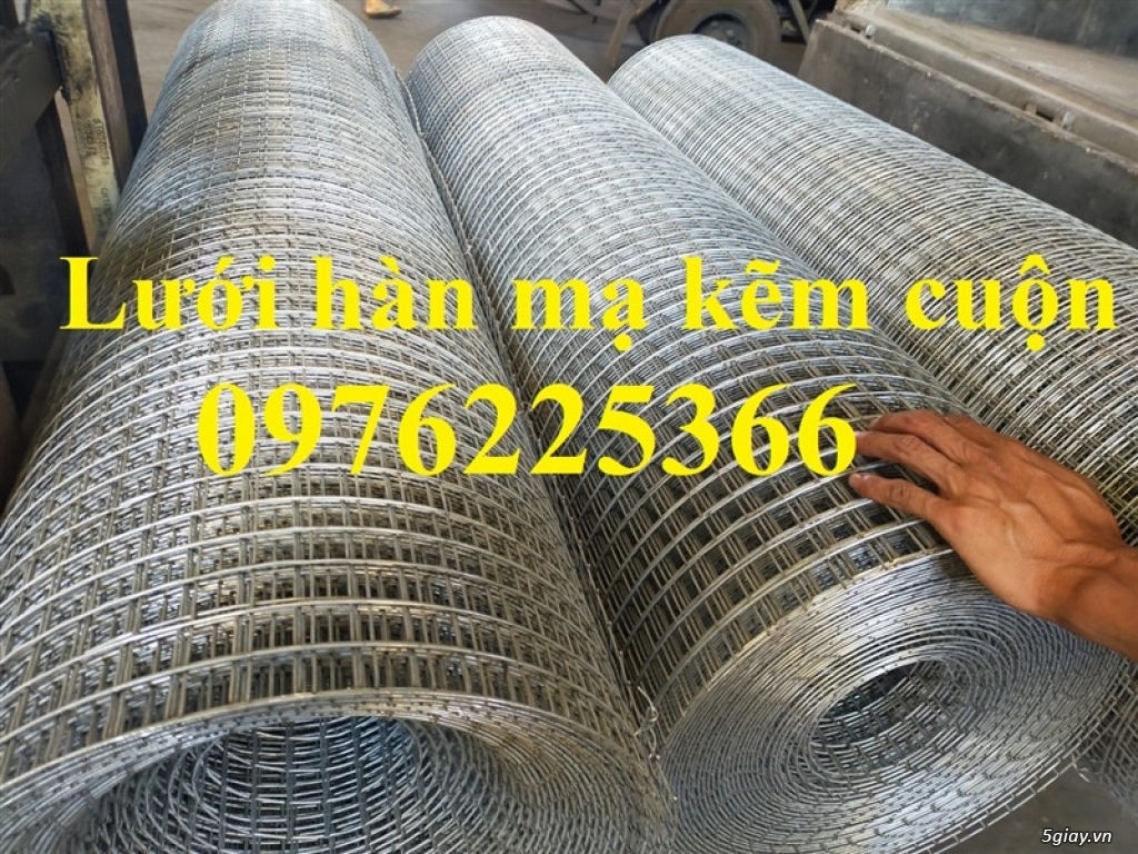 Lưới thép hàn mạ kẽm D2 A25X25, D3 A50X50, D4 A50X50 - 2