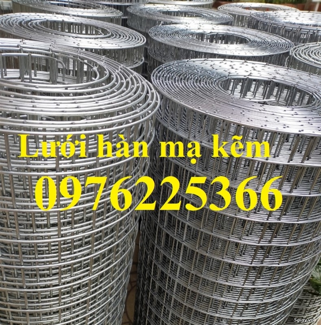Lưới thép hàn mạ kẽm D2 A25X25, D3 A50X50, D4 A50X50 - 1