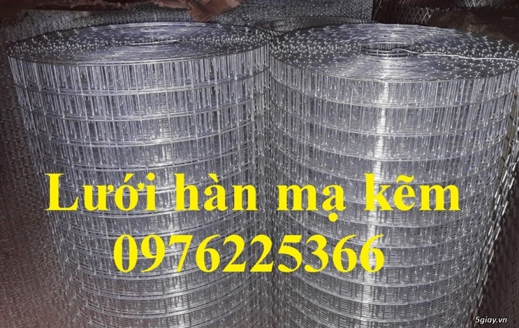 Lưới thép hàn mạ kẽm D2 A25X25, D3 A50X50, D4 A50X50