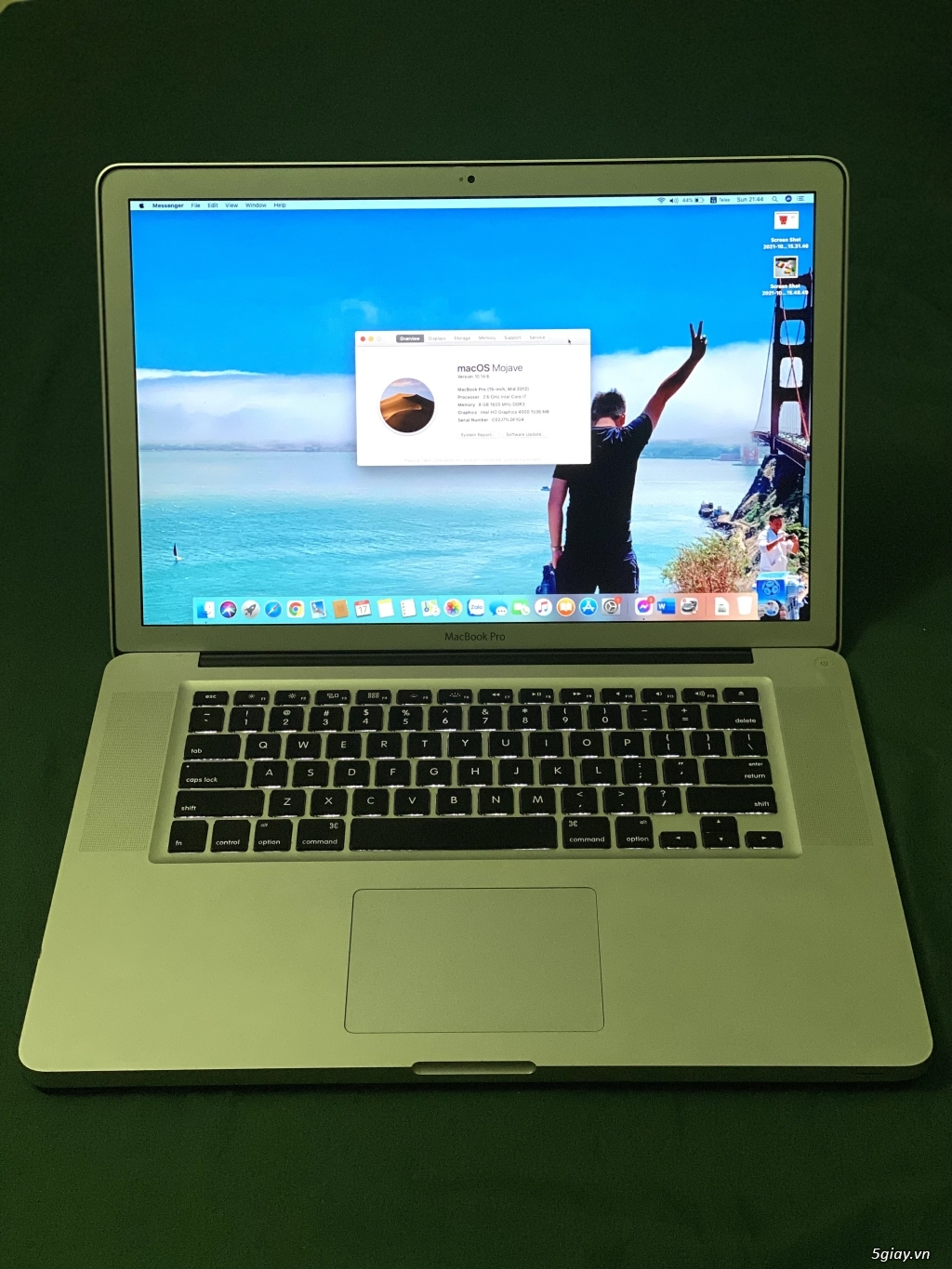 HCM - Cần bán Macbook Pro 15' Mid 2012 - Model A1286 (8,000,000) - 4
