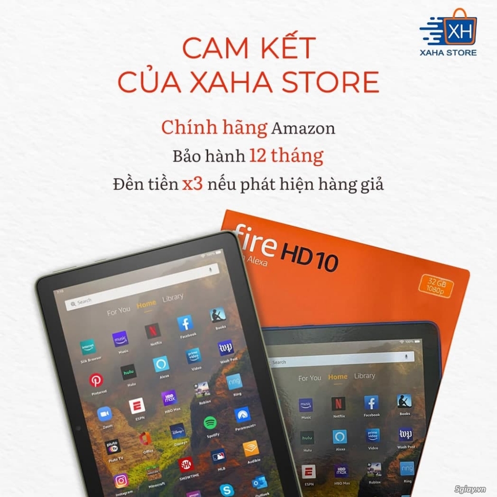Cần bán máy tính bảng Fire HD 10 đời mới 2021 NEW nguyên seal 32gb/64g