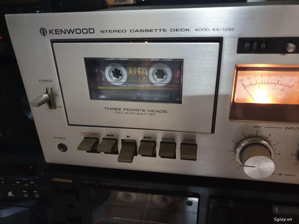 Đầu Tape VU to Side lớn: Kenwood KX-1030. - 1