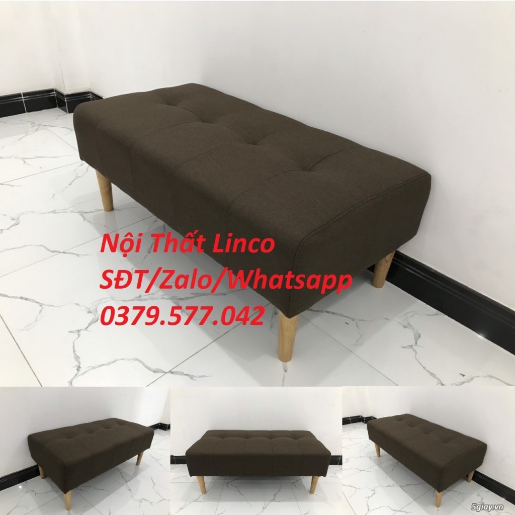 Ghế đôn sofa hình chữ nhật dài 1m giá rẻ Nội Thất Linco Tiền Giang - 3