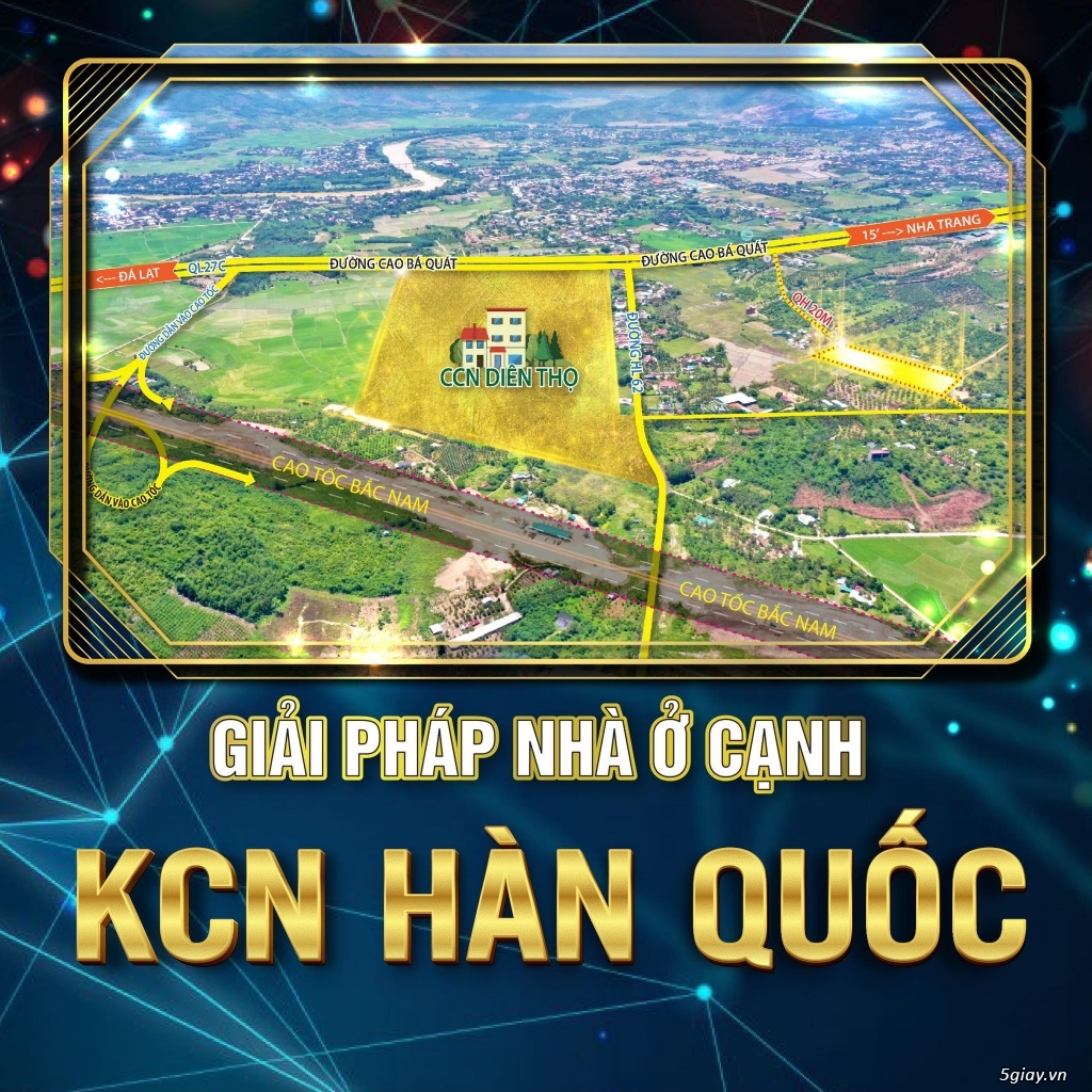 Đất thổ cư 2 trong 1 gần cụm công nghiệp CNC Hàn Quốc và Cao Tốc - 1
