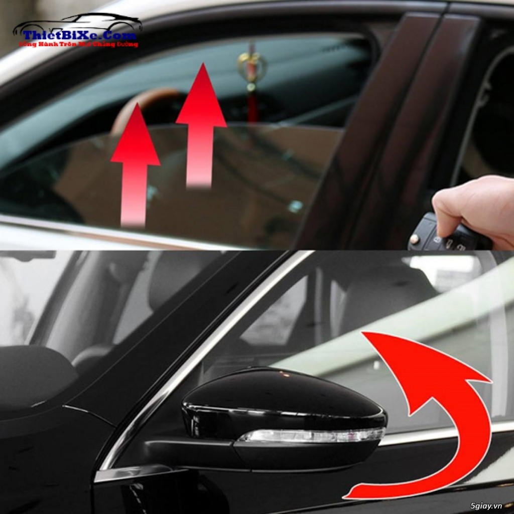 Hướng dẫn sử dụng và bảng giá bộ gập gương lên kính tự động cho ô tô - 10