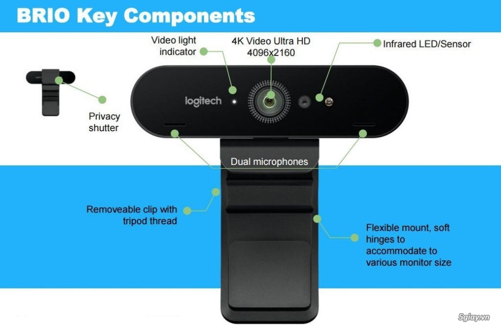 Webcam Logitech Brio