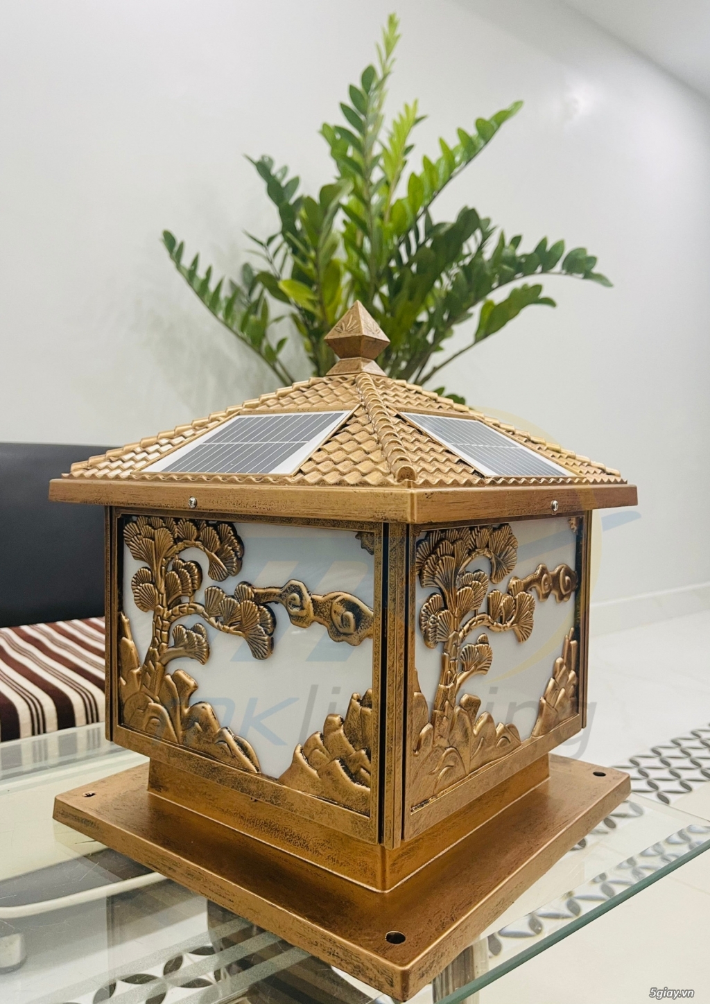 Đèn sân vườn trụ cổng cây Tùng MK-1603 - 15