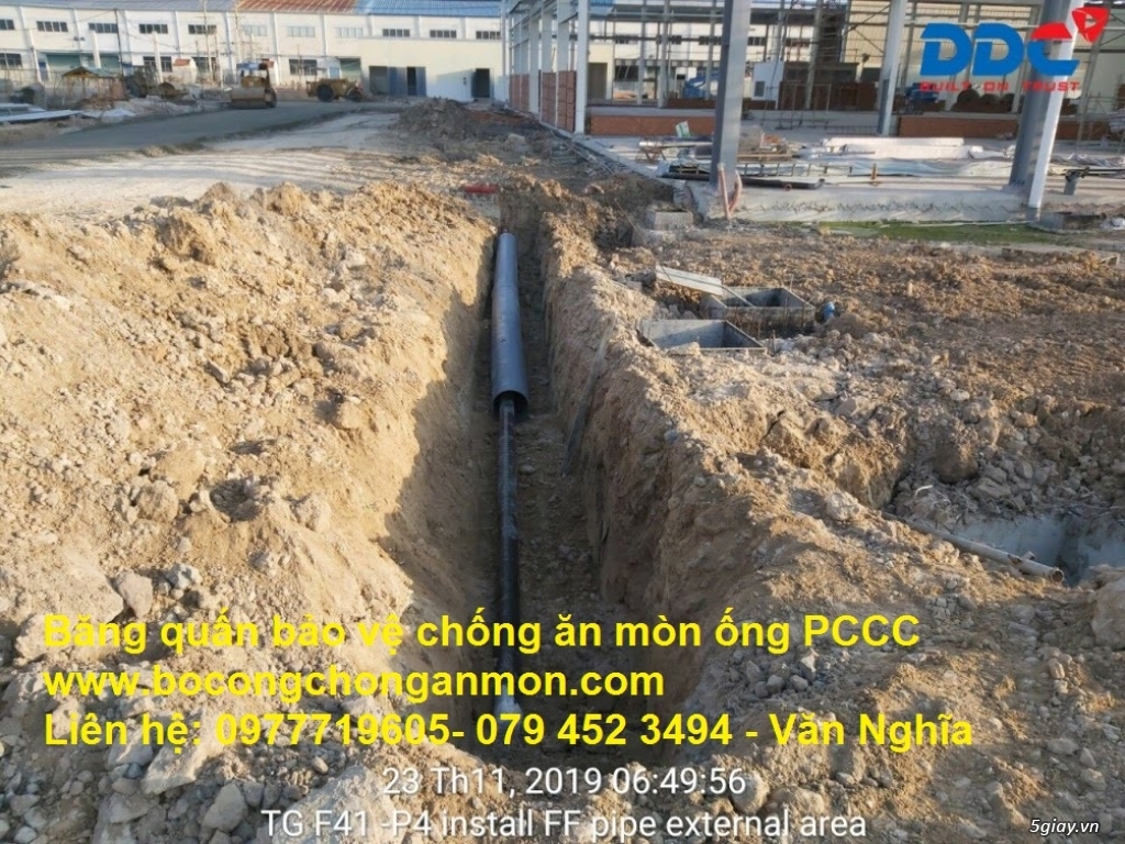 Băng quấn bitum Premcote bảo vệ chống ăn mòn ống PCCC