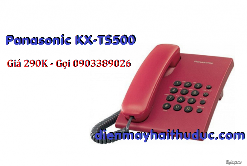 Điện thoại bàn Panasonic KX-TS500 hàng Malaysia giá rẻ - 3