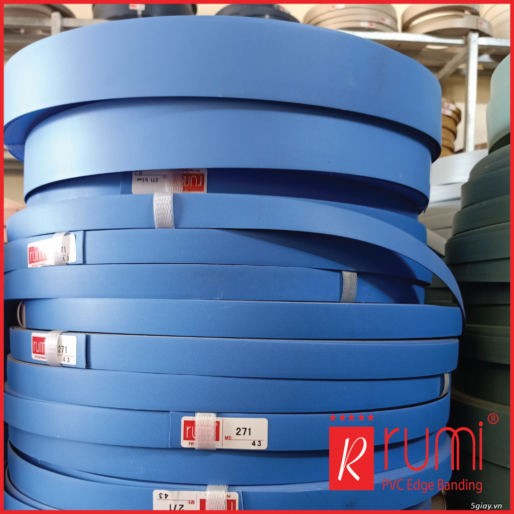 Nẹp chỉ nhựa PVC Rumi 271