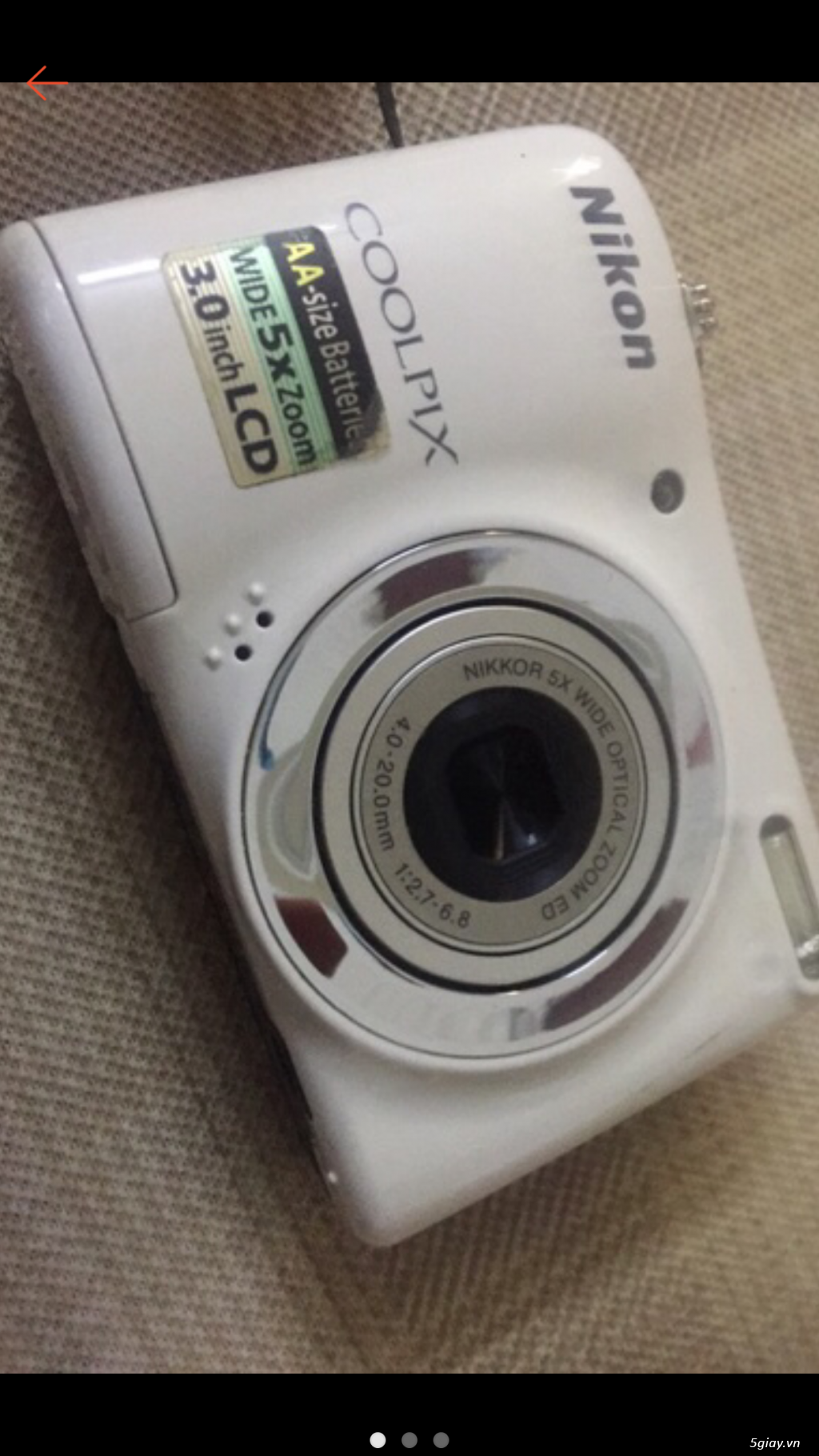 Bán KTS Nikon coolpix L25 4gb. - 2