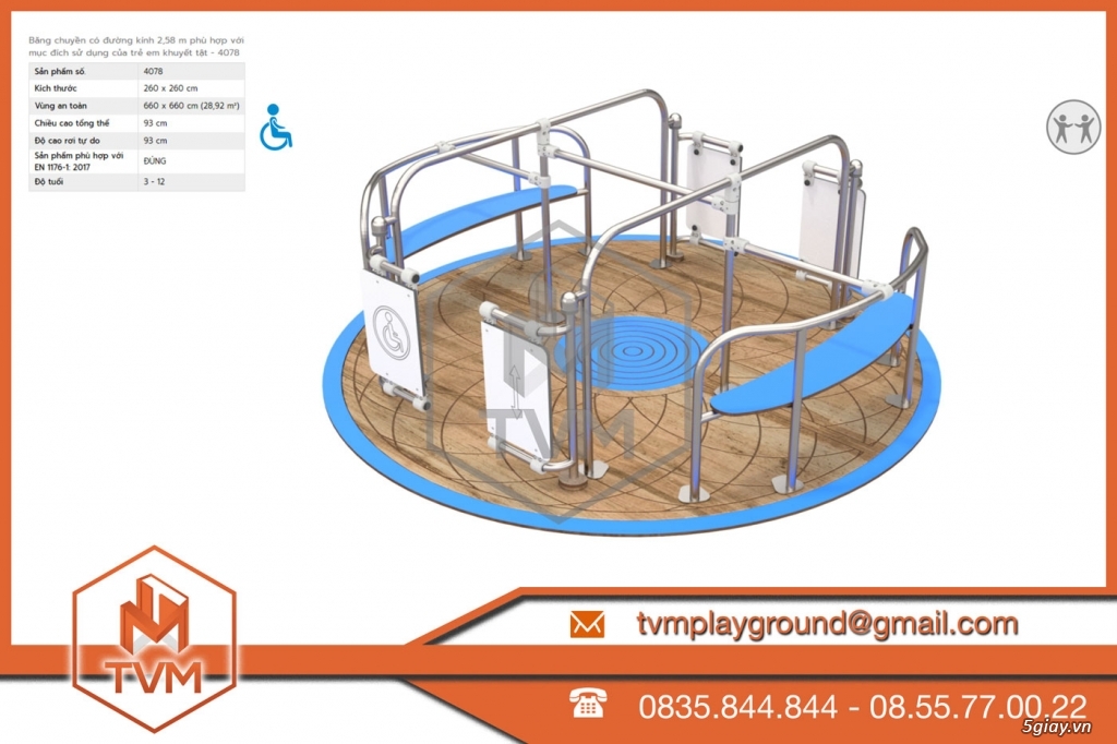 Mâm xoay trẻ em - 2