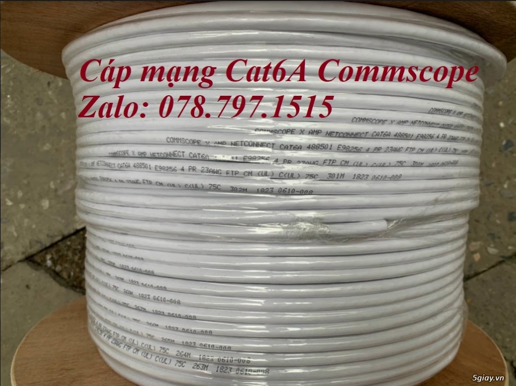 Cáp mạng COMMSCOPE Cat6A FTP | PN: 1859218-2 - 2
