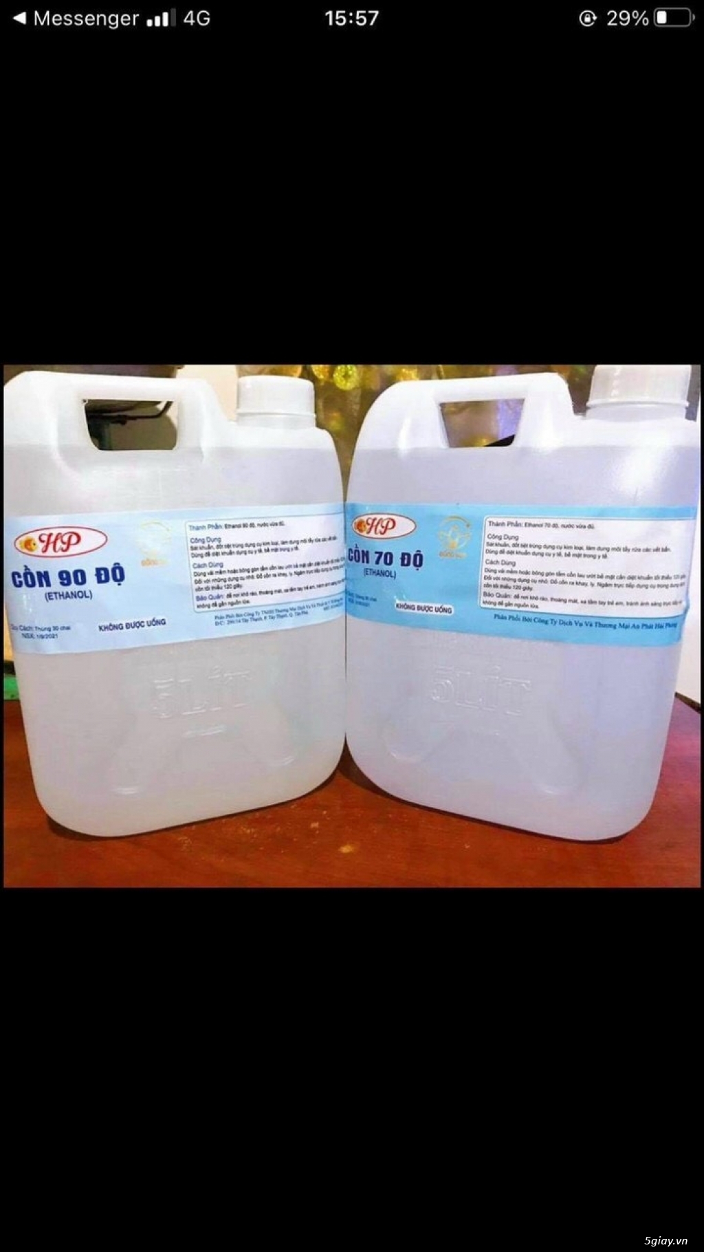 Cồn y tế giá sỉ và lẻ chuẩn 100 % - 2
