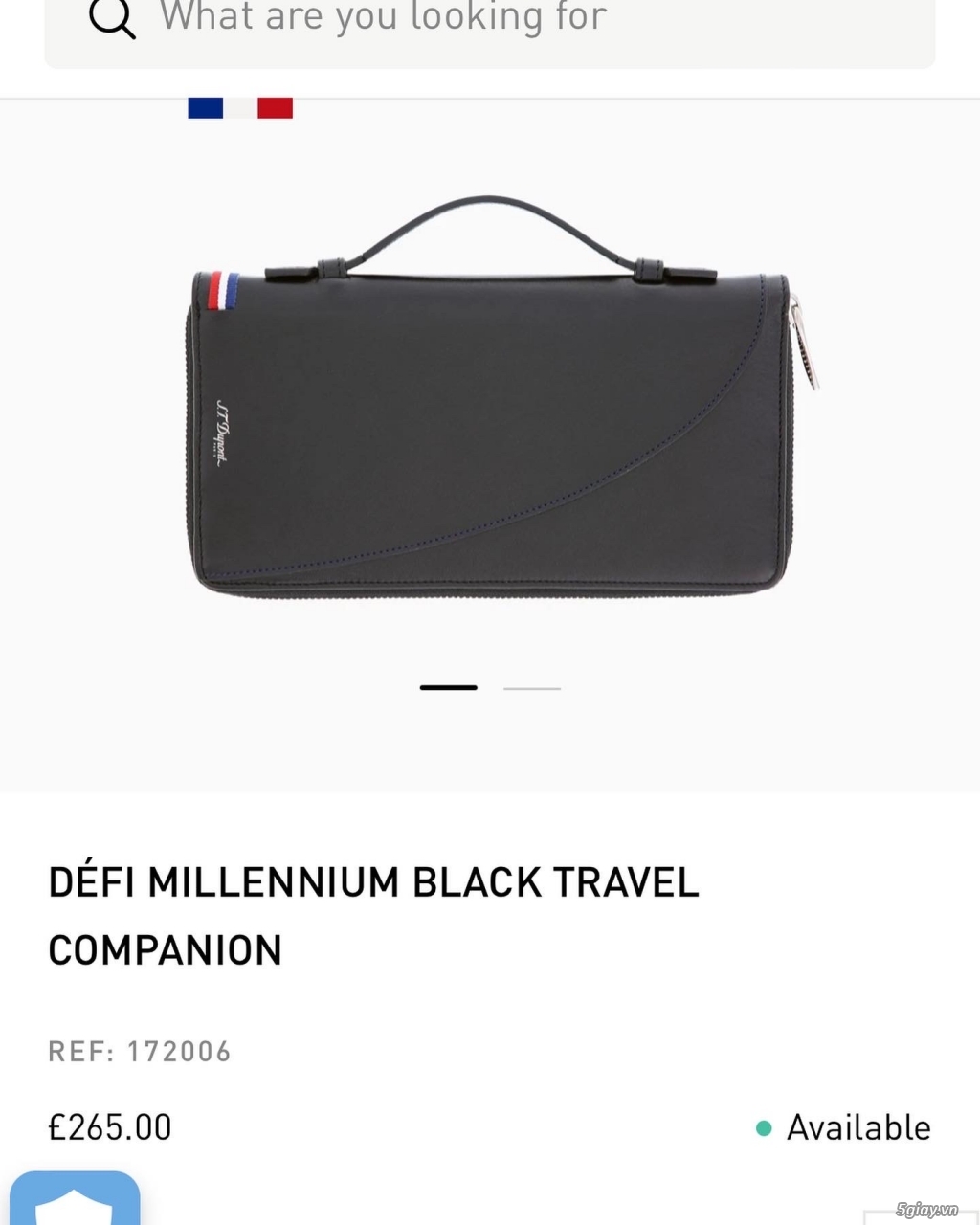 Cần bán lại 1 cái ví da hiệu Dupont mua tại Anh, hàng chính hãng 100%.