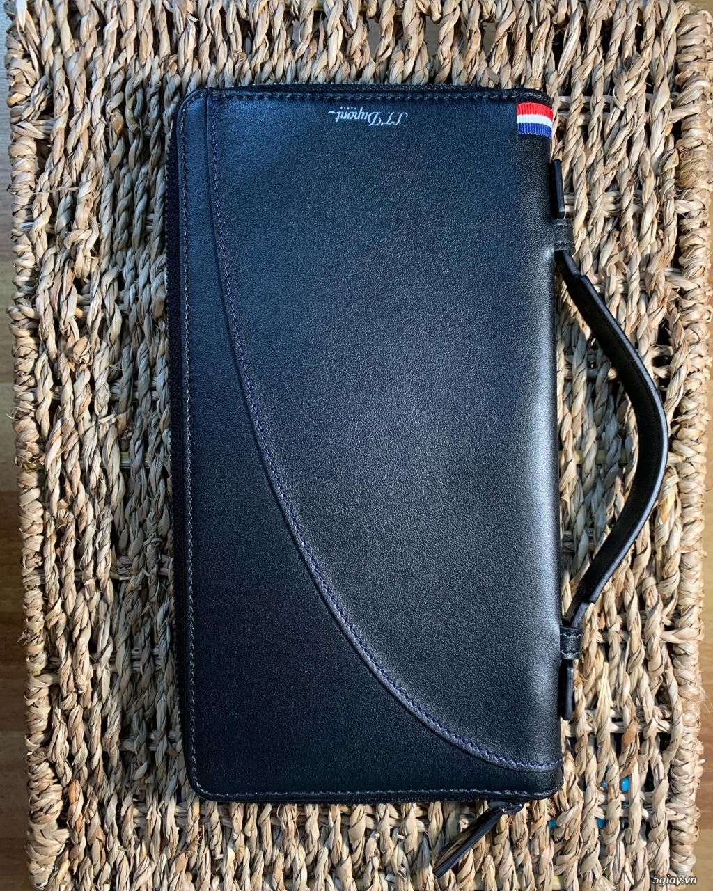 Cần bán lại 1 cái ví da hiệu Dupont mua tại Anh, hàng chính hãng 100%. - 2