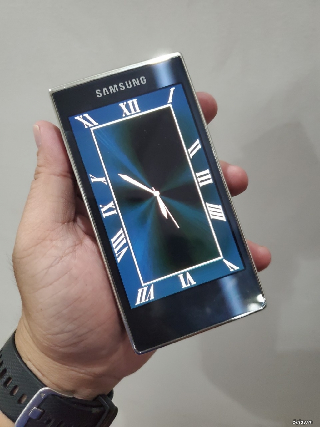 Hàng độc: Samsung G9198 nắp gập 2 màn hình đời cuối màu xanh siêu đẹp - 2