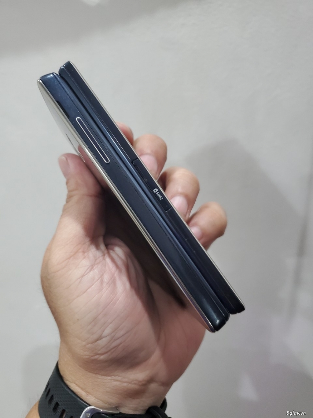 Hàng độc: Samsung G9198 nắp gập 2 màn hình đời cuối màu xanh siêu đẹp - 11
