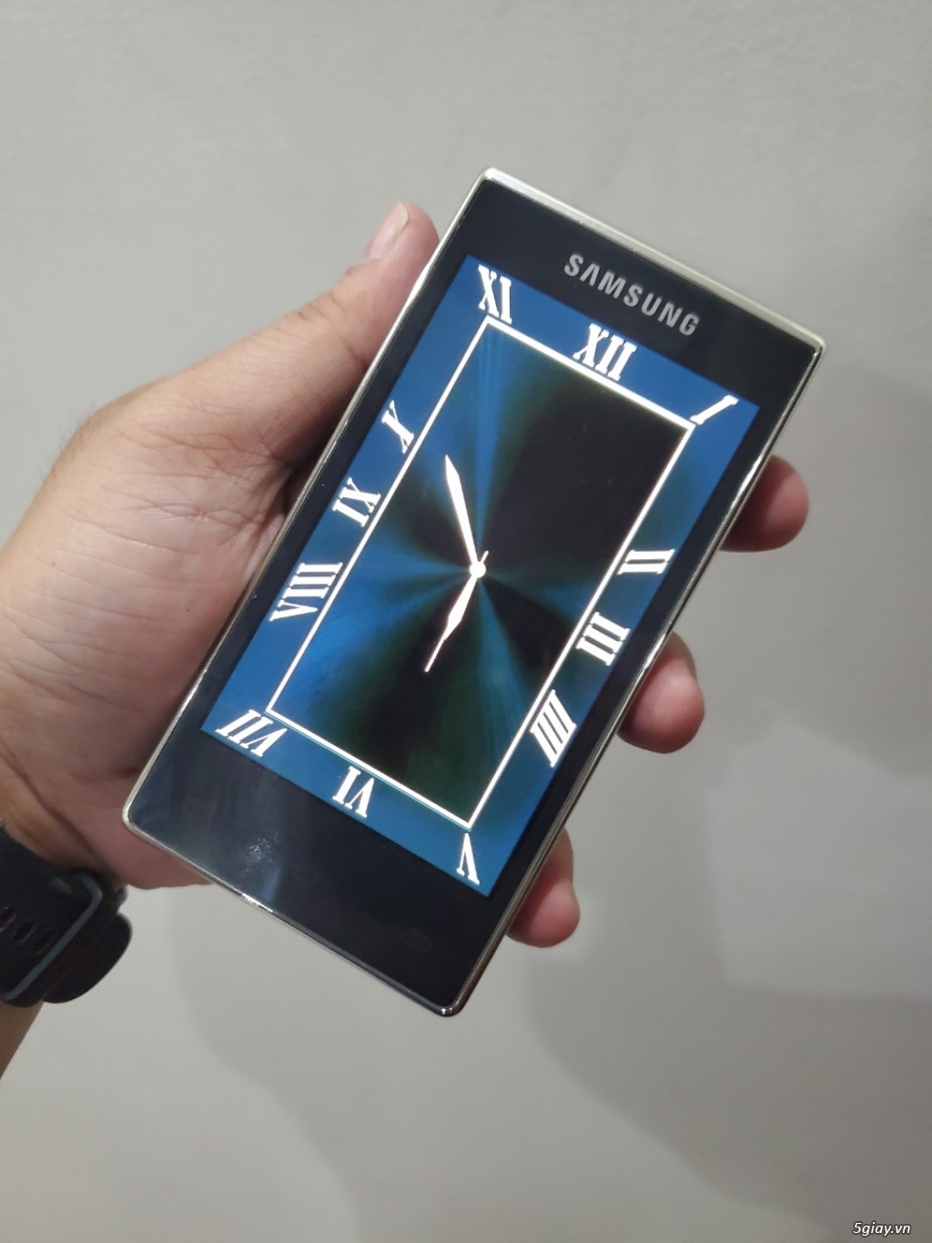 Hàng độc: Samsung G9198 nắp gập 2 màn hình đời cuối màu xanh siêu đẹp - 1