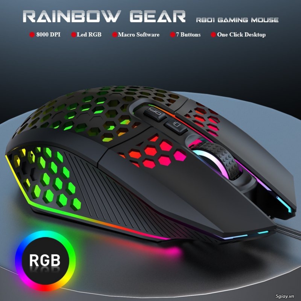 Chuột Máy Tính Rainbow R801 Chuyên Game Chính Hãng Giá Rẻ