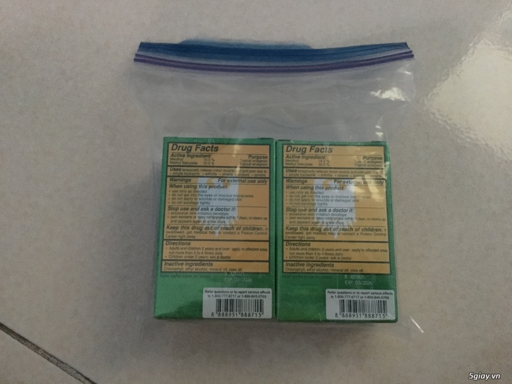 Bán 4 chai dầu gió xanh - 1