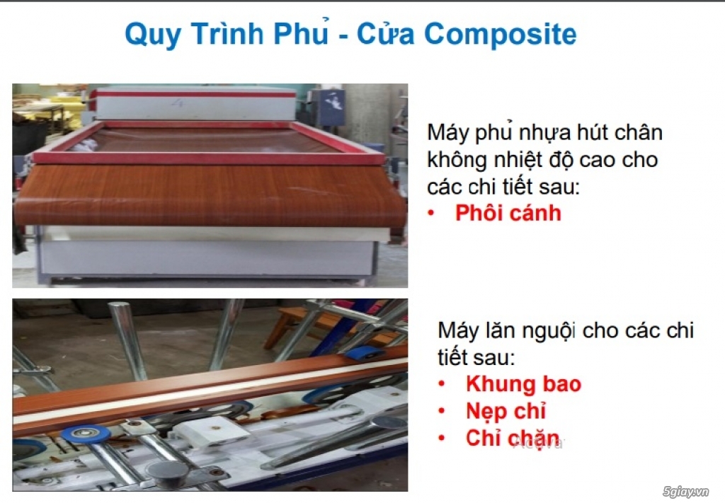 Cửa nhựa gỗ Composite siêu bền - chịu nước 100% - 1