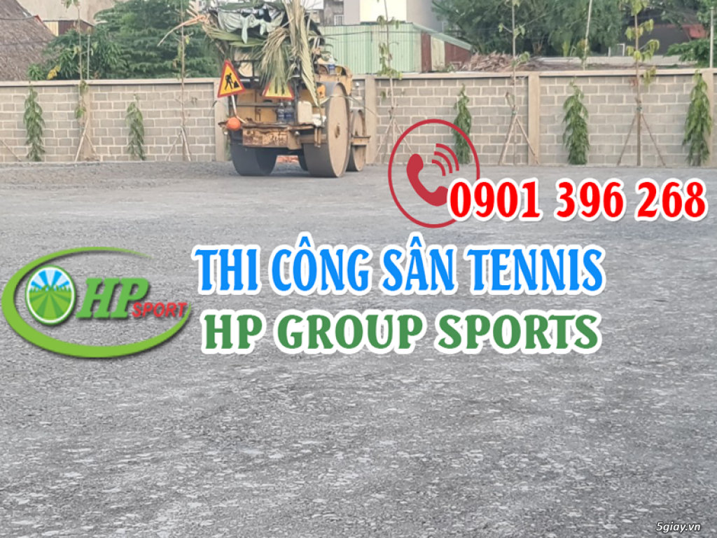 thi công sân tennis Công Ty TNHH Đầu Tư HP Group. - 2
