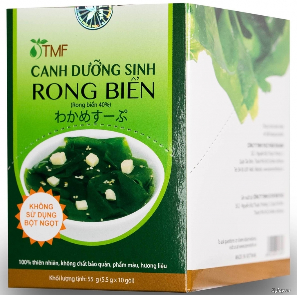 Canh rong biển ăn liền, canh dưỡng sinh rong biển
