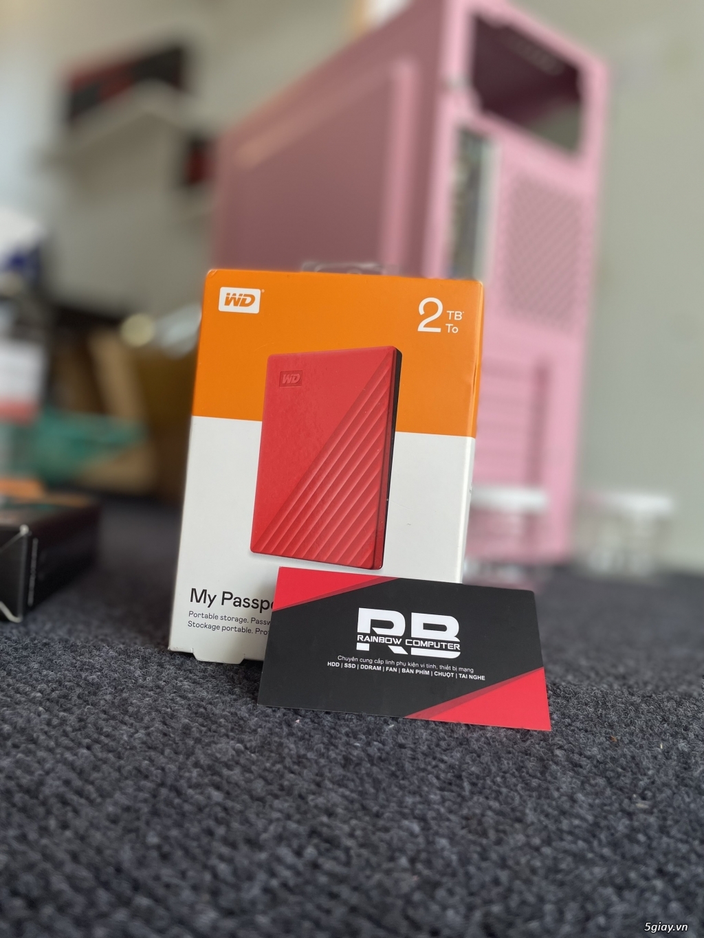 Quỳnh Như Computer - Ổ Cứng Di Động WD My Passport 1TB|2TB|3TB|4TB - 5
