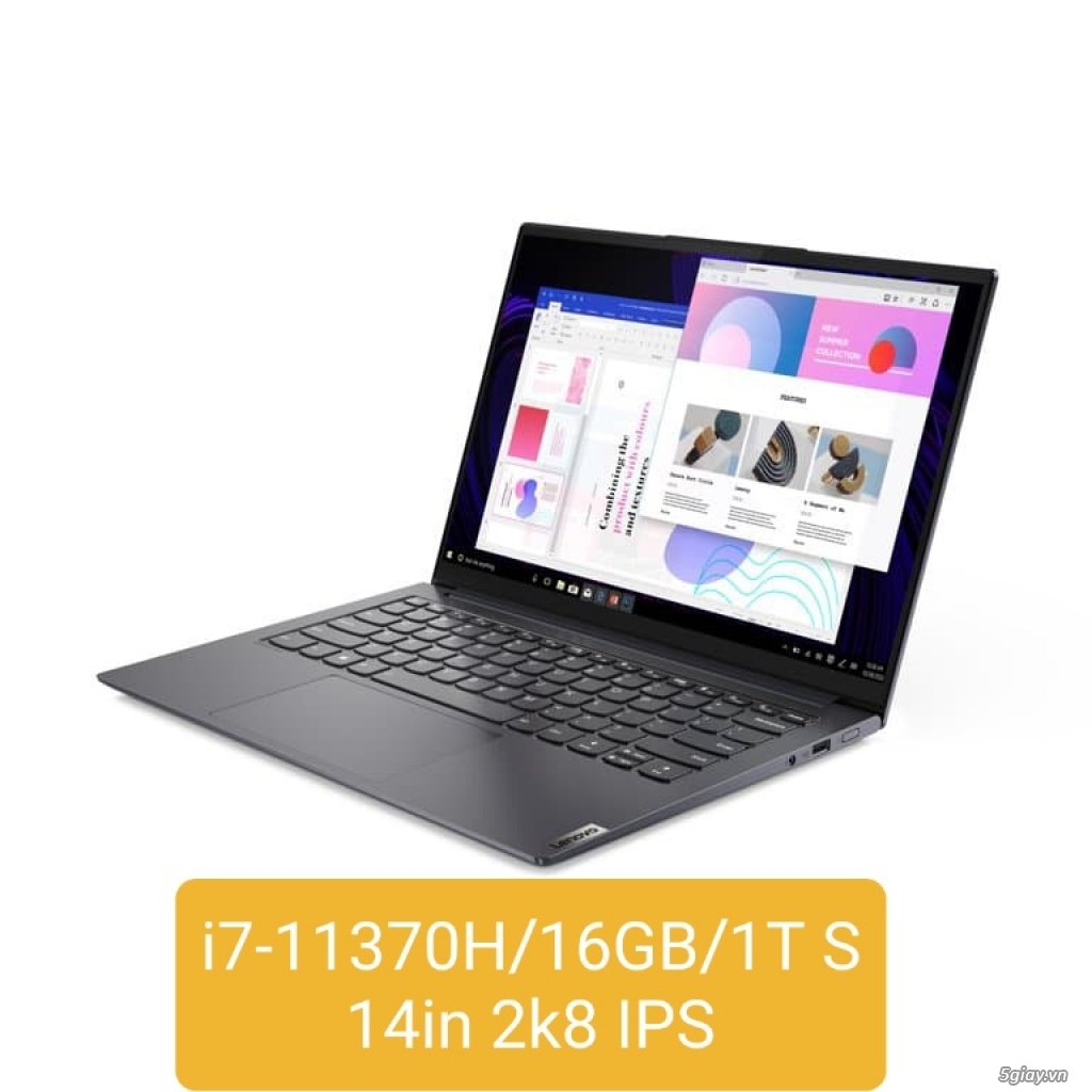 Lenovo Ideapad Slim 7i Pro, i7-11370H, 16GB/1T Ssd 14in 2.8K Mới 100%