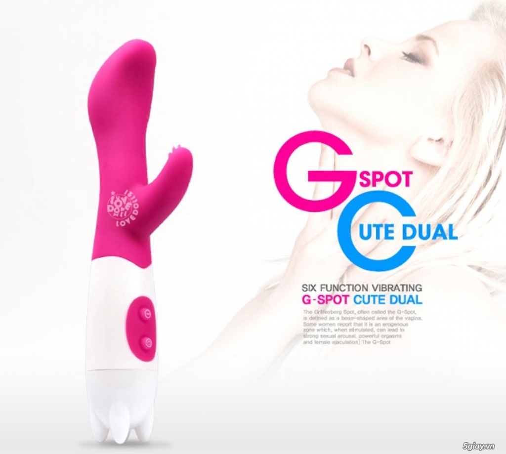 Đồ chơi tình yêu DV rung Dual GSpot rung cực mạnh siêu phê