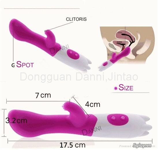 Đồ chơi tình yêu DV rung Dual GSpot rung cực mạnh siêu phê - 1