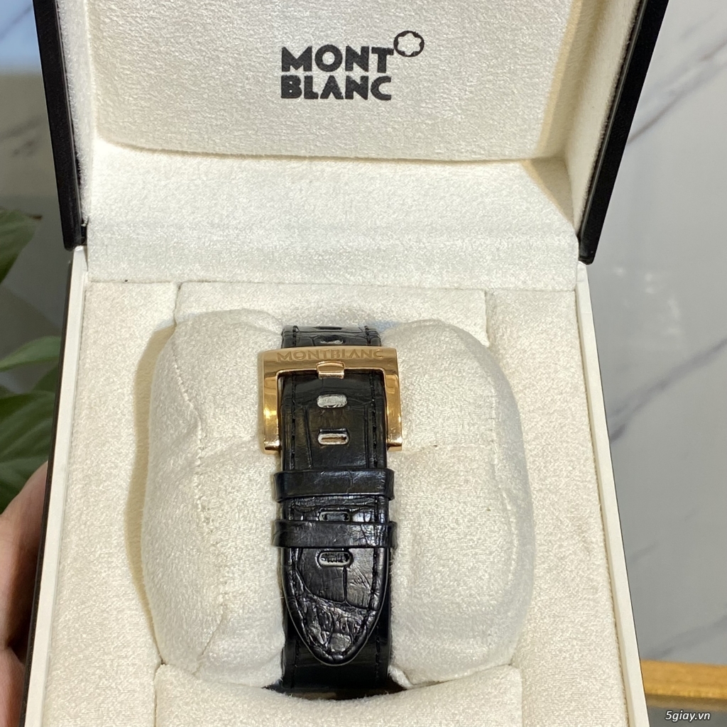 Montblac Meistertuck TimeWalker Chronograph vỏ vàng hồng đúc 18k - 11