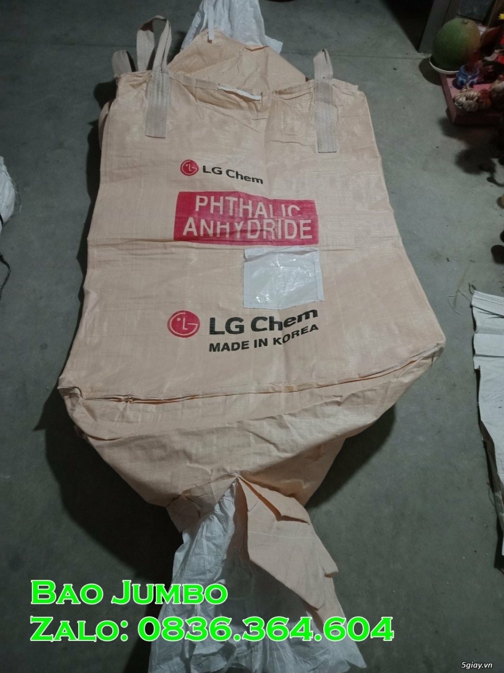 Bao Jumbo 500kg - 1 tấn. 2 tấn, đựng viên nén,xi măng, tấn bơ đê