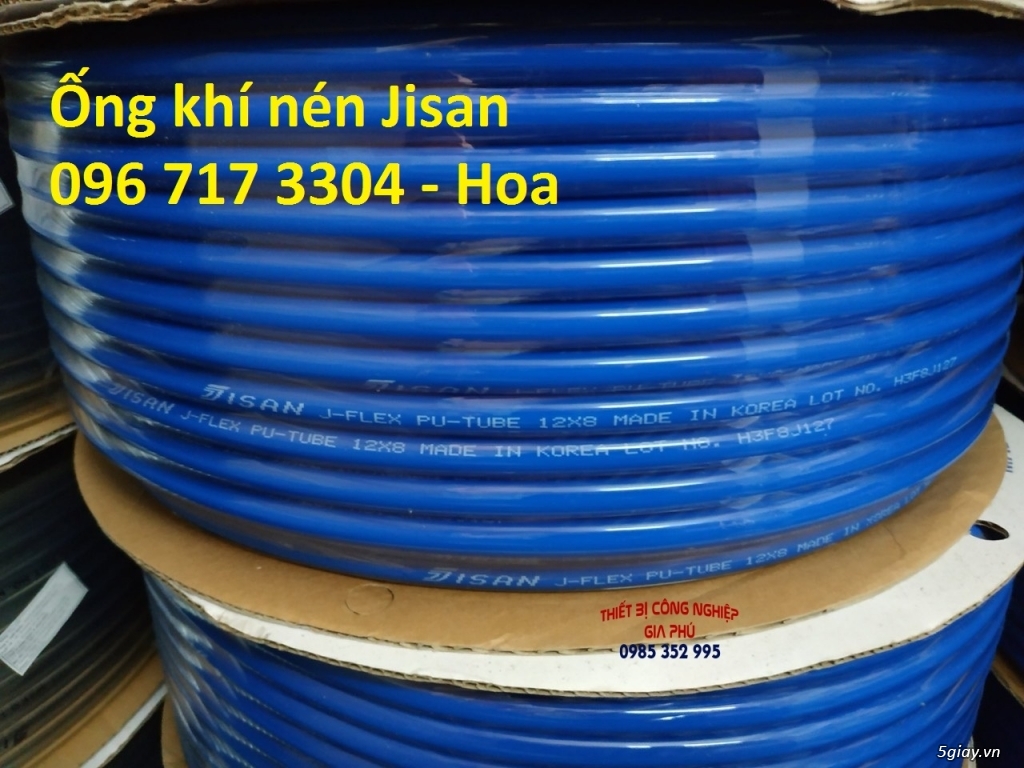 Ống khí nén PU 4x6, 5x8, 6.5x10,8x12,x12x16 mm chất lượng Hàn Quốc