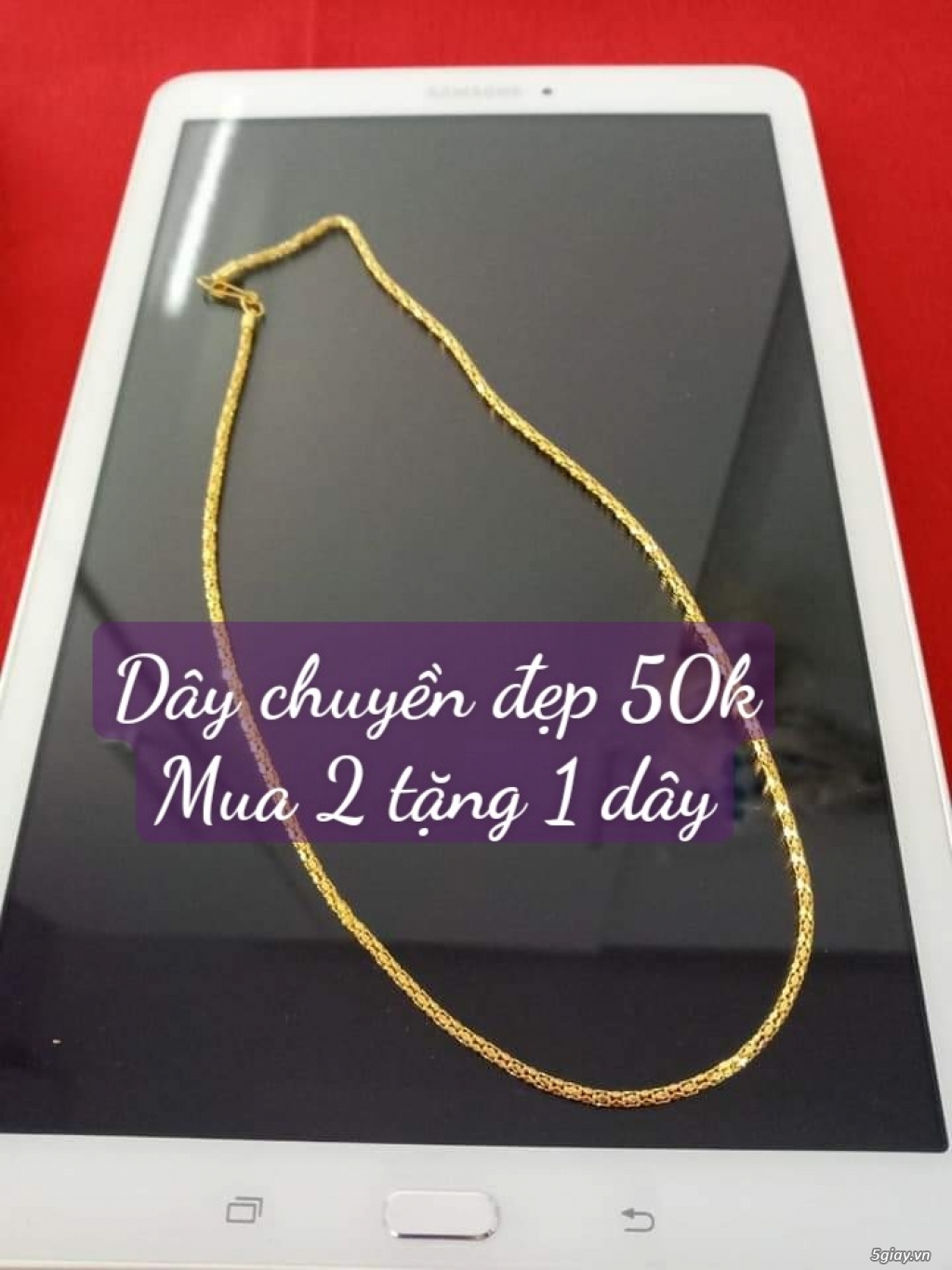 Bán dây chuyền mạ vàng dùng đeo hàng ngày giá 50k/ 1 dây ( có shopee)