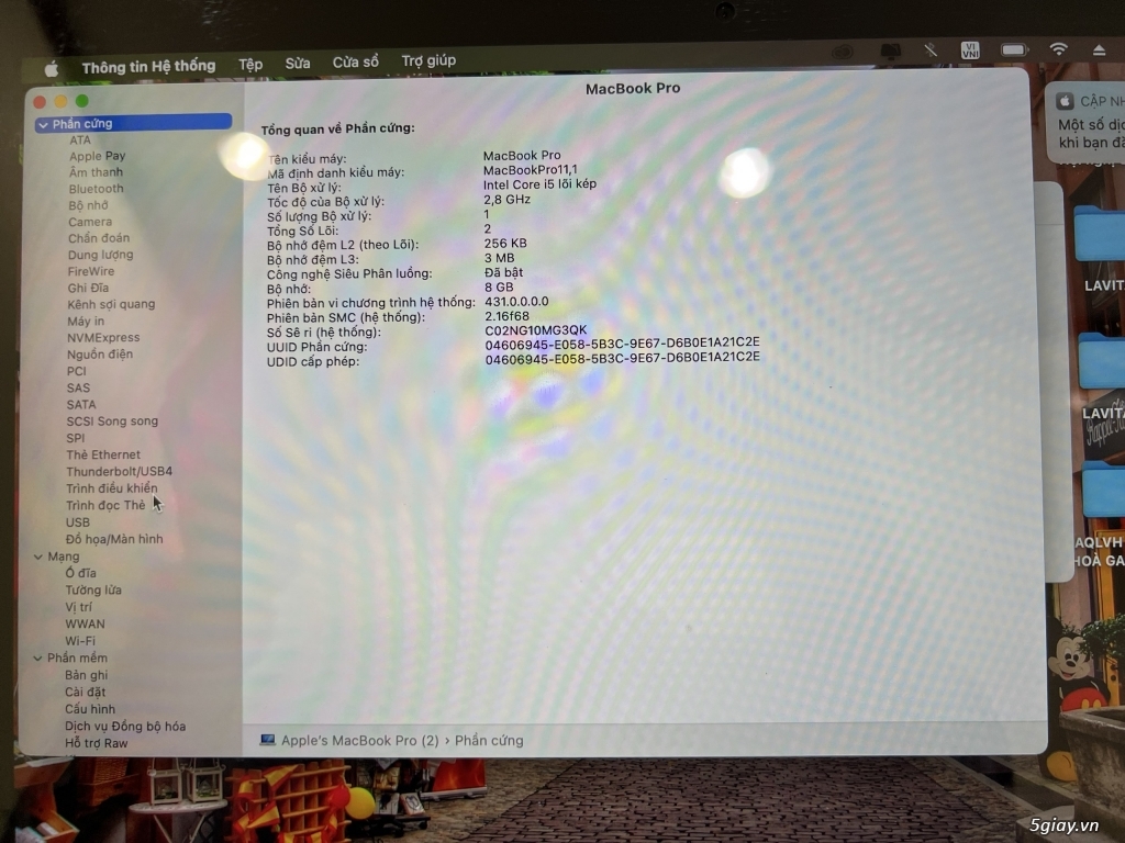 Bán MacBook Pro (Retina, 13-inch, Mid 2014 - SSD:512) - 2