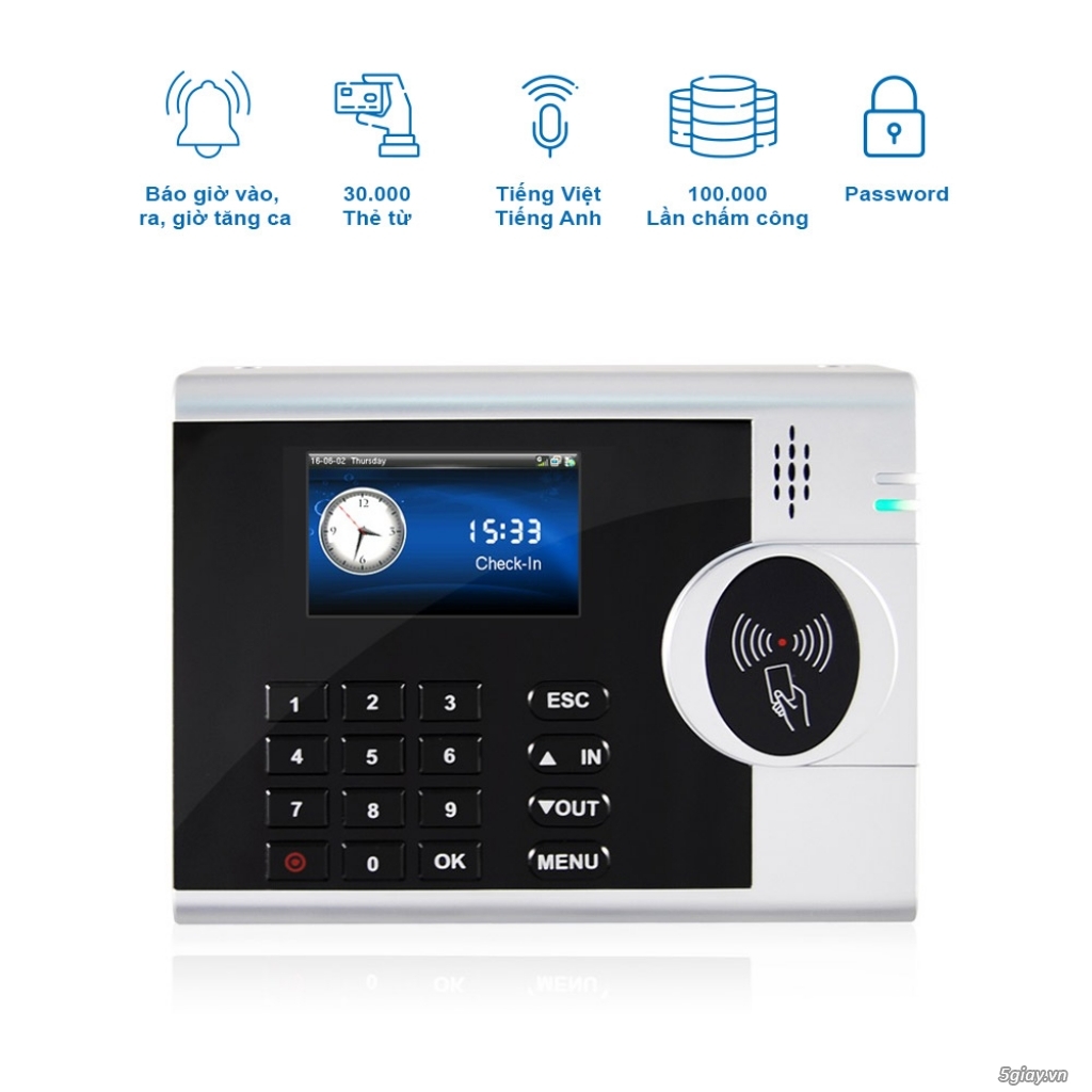 Máy chấm công Ronald Jack S400C